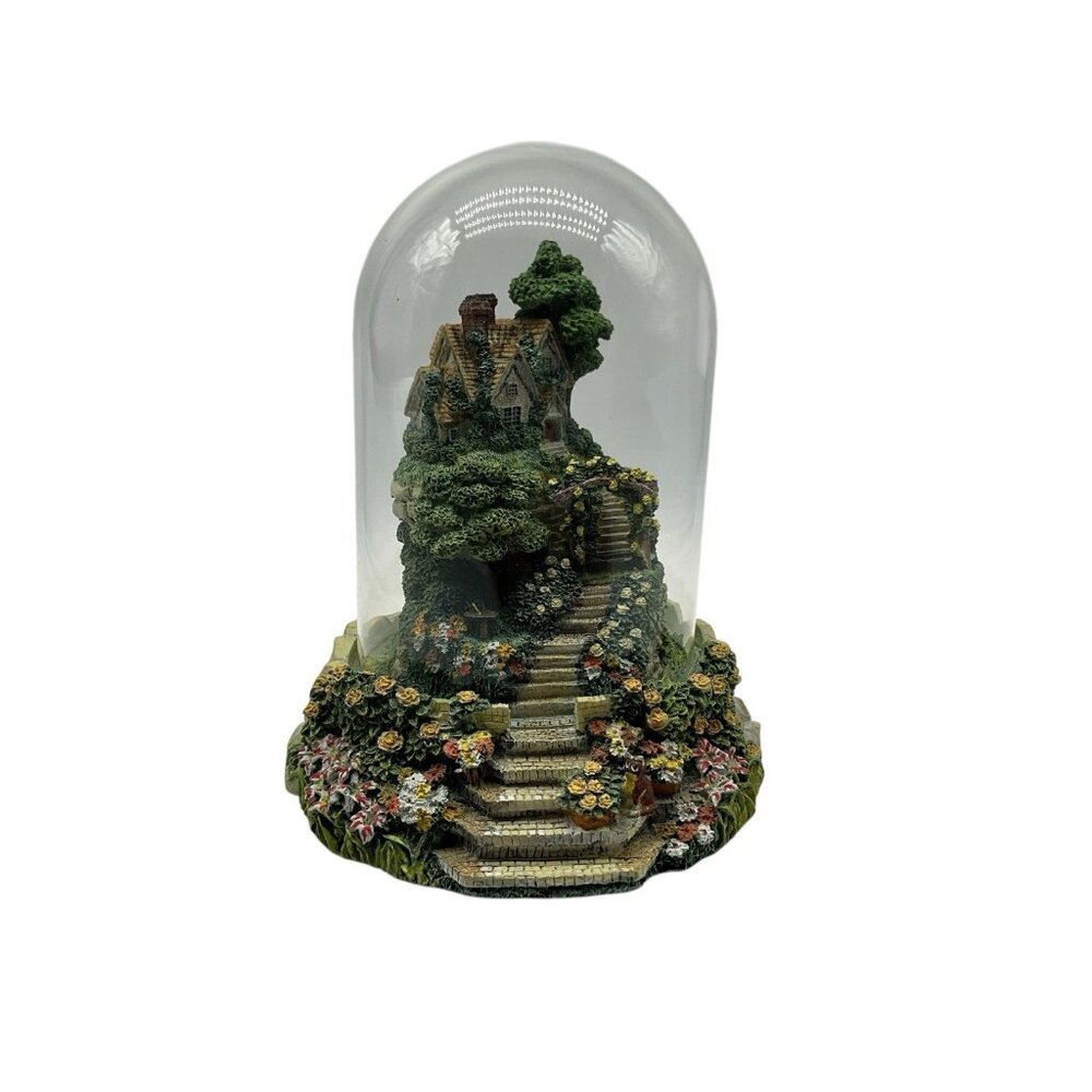 Franklin Mint " Rose Arbor Cottage"  By Violet Schwenig Limited Edition B 1920